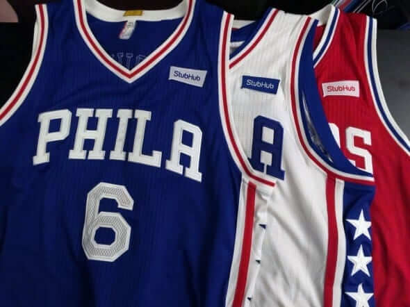 And So It Begins Sixers Announce First NBA Jersey Ad Uni Watch