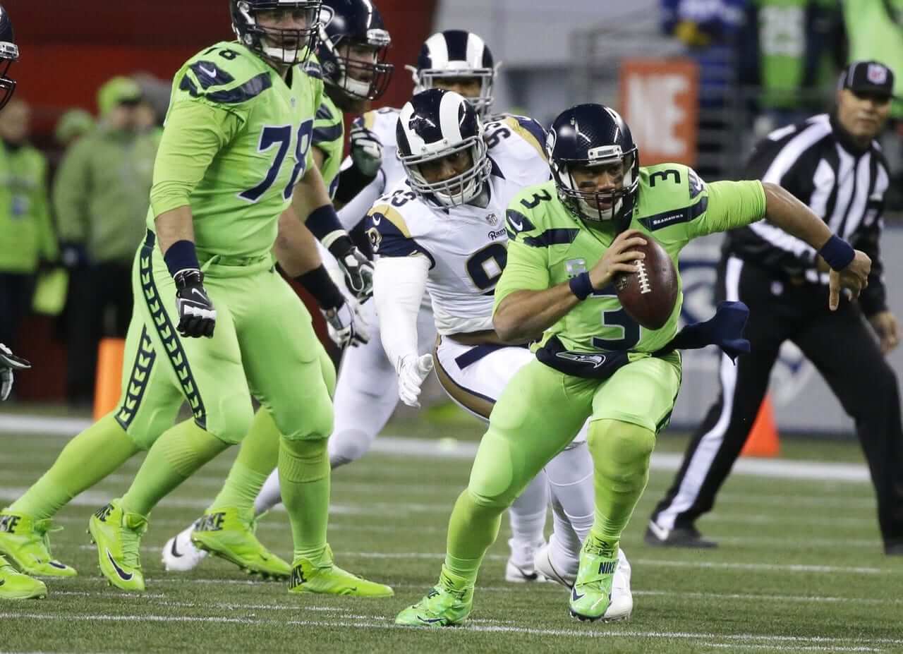 Seattle seahawks best sale lime green uniforms