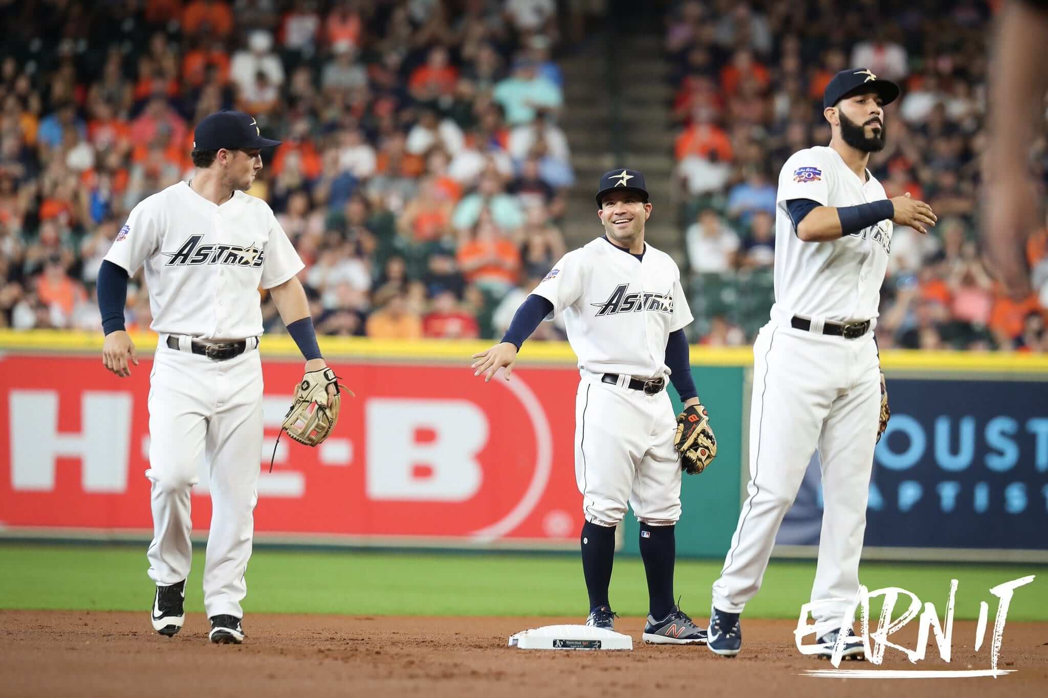 Astros wearing gold-themed uniforms in 2 games