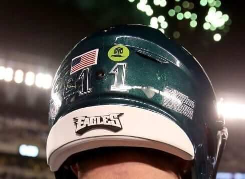 Eagles Go Rogue With Off-Center Green Dot Stickers