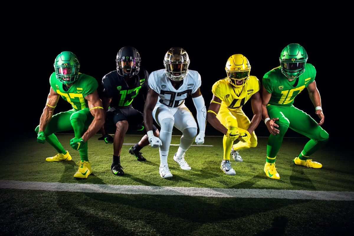 50 Shades Of Oregon Ducks Football Uniforms  Football uniforms, Ducks  football, Oregon ducks football