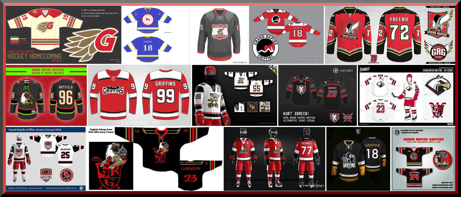 Grand Rapids Griffins Jersey Design Contest Returns