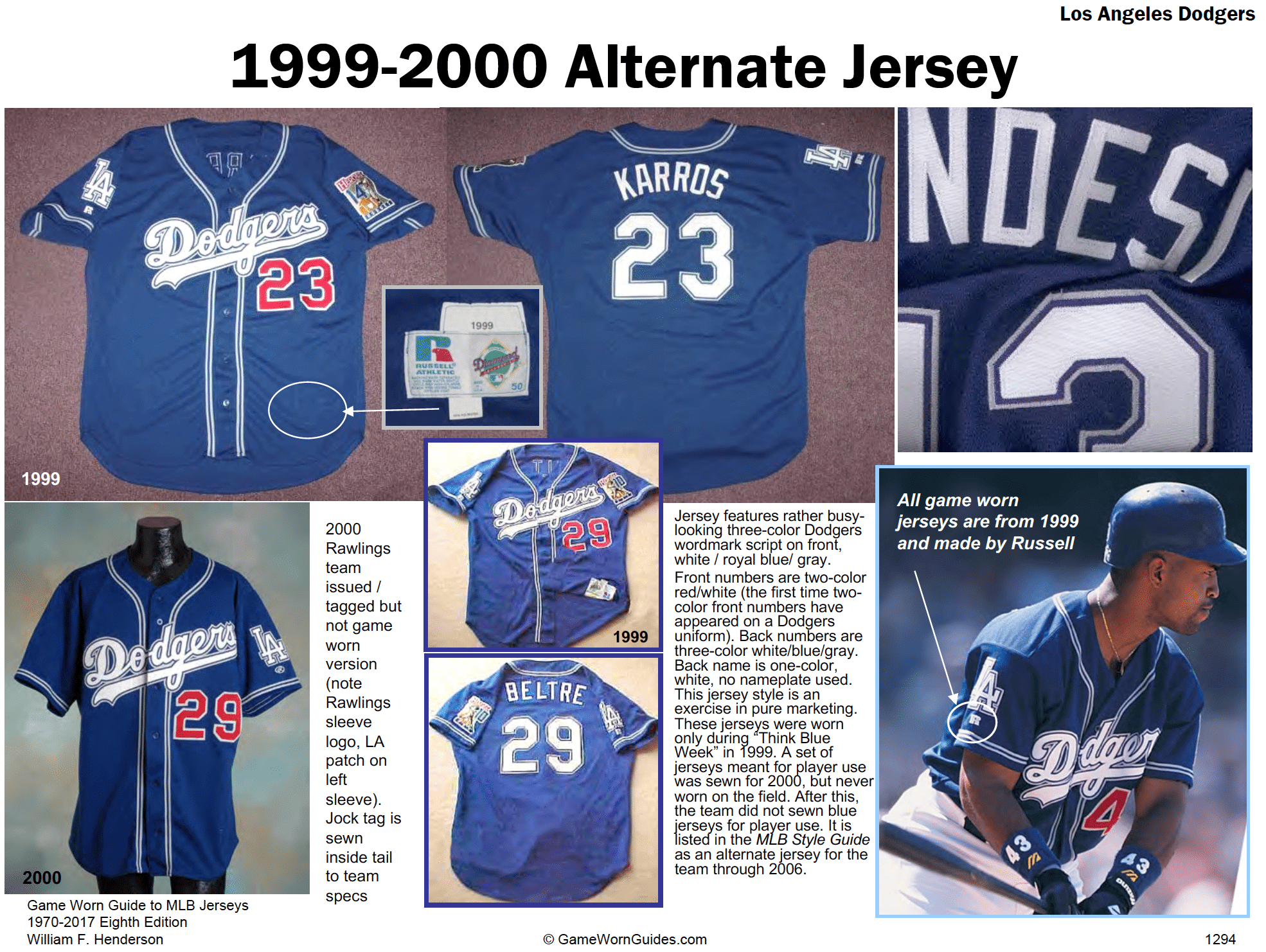 Dodger Uniforms Through The Years – LA Dodger Talk