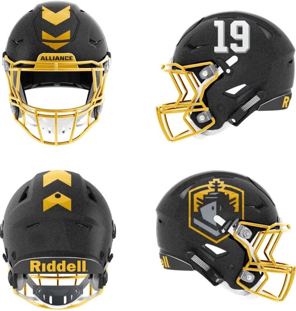 Alliance of American Football (AAF) Helmet Prototypes