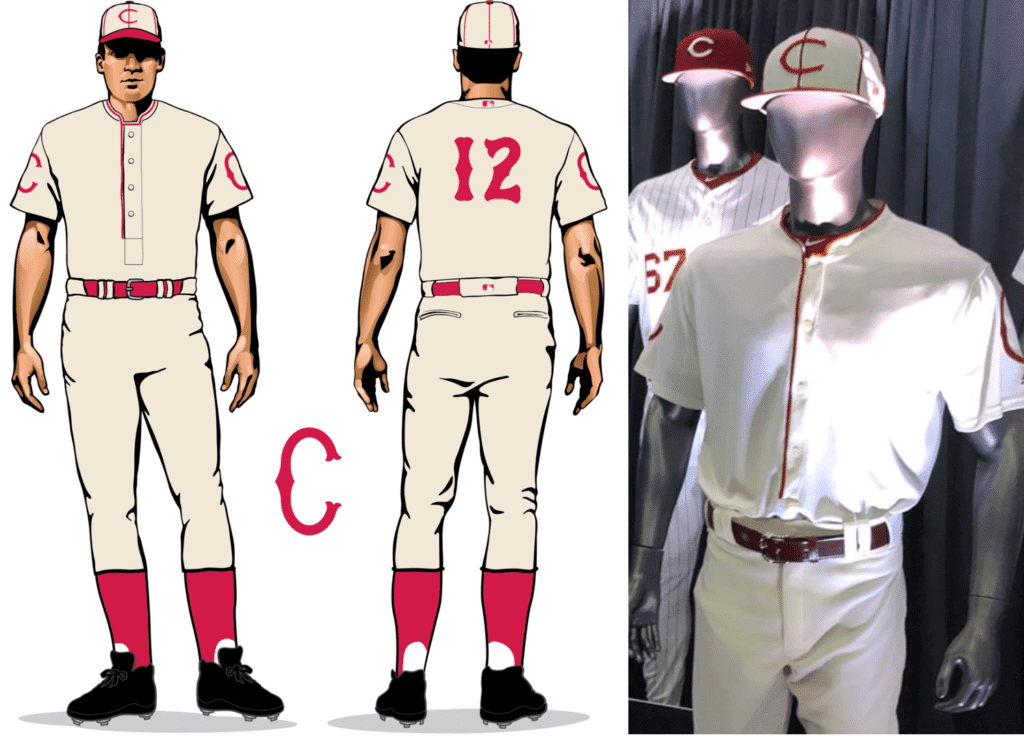 Cincinnati Reds 2019 jerseys include navy blue and Palm Beach styles