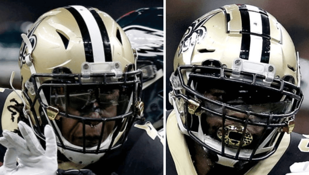 New Orleans Saints, Mark Ingram unveil new black helmet to be worn