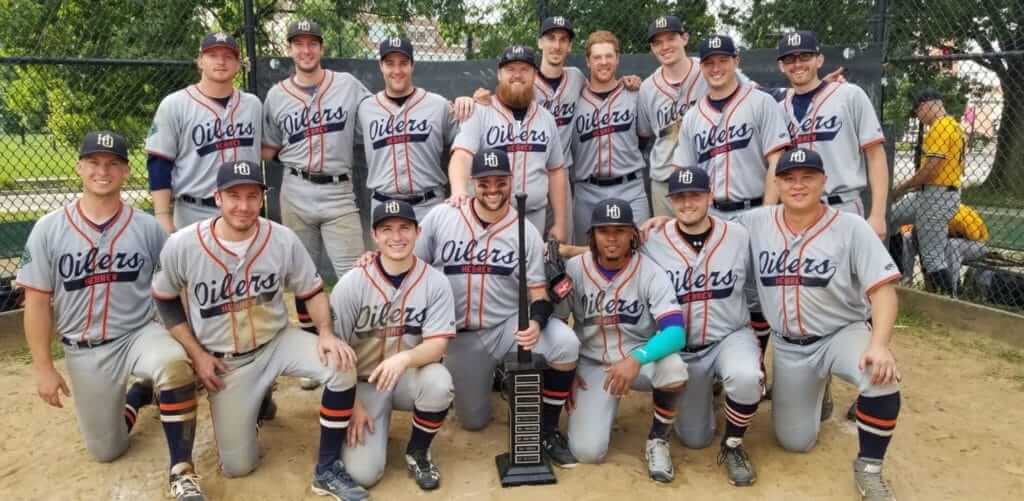 Oilers store baseball jersey