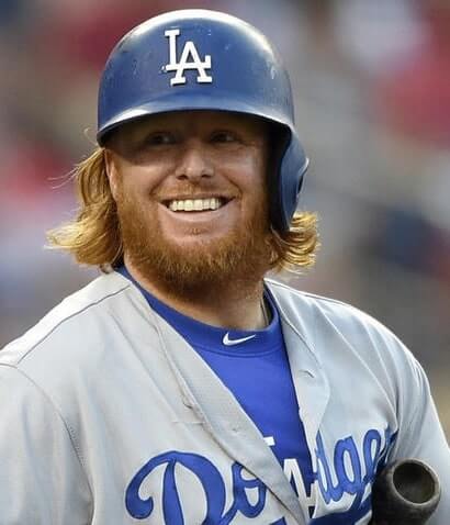 Justin Turner Los Angeles Dodgers Game Used Worn Jersey Photo