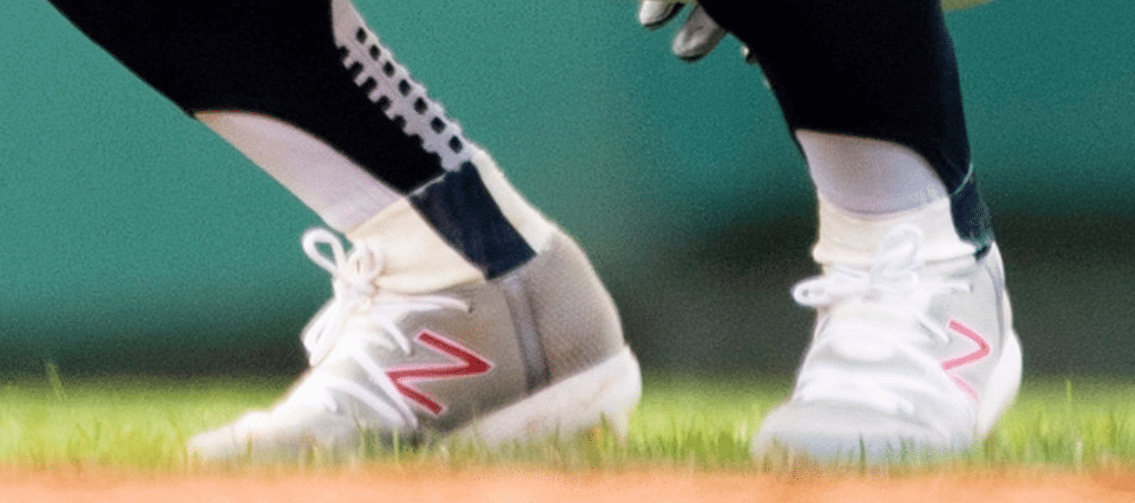 Francisco Lindor's New Balance Cypher 12 Stirrups Cleats (PE)