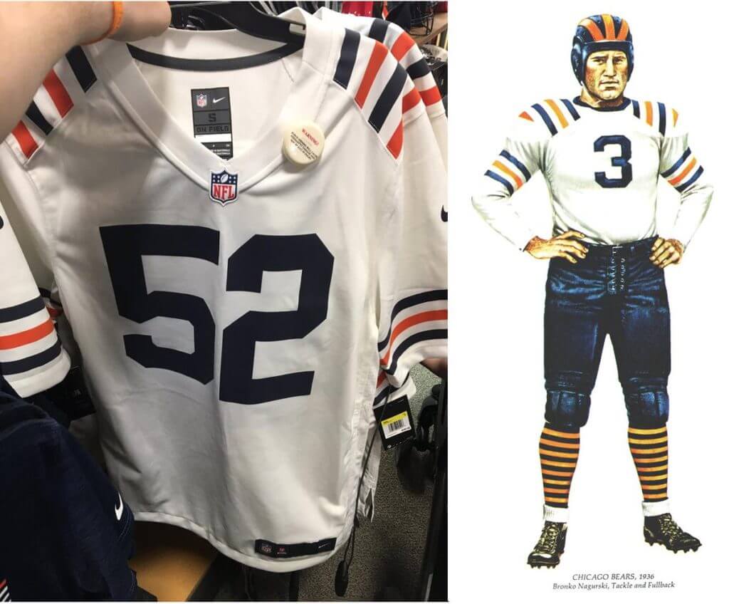 Bears unveil new classic jersey inspired by 1936 uniform - NBC Sports