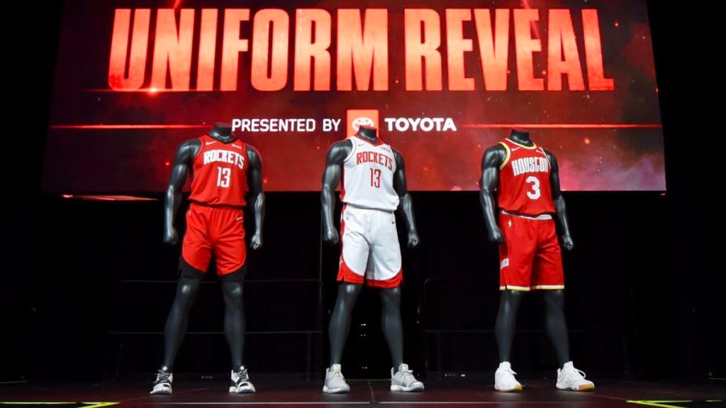FINALLY! Rockets unveil black alternate jersey for 2016-17 season