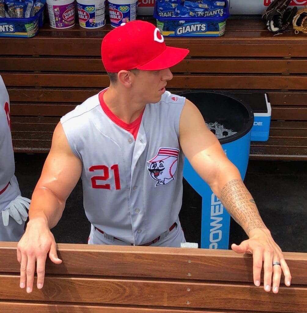 Cincinnati reds sleeveless jersey best sale