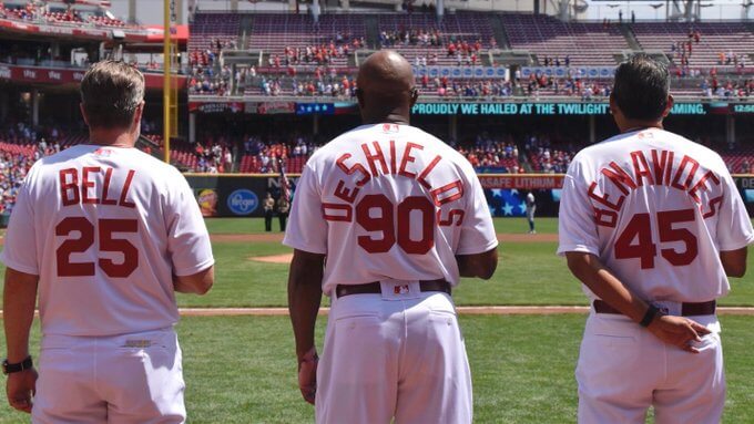 Sports Days Past on X: The 1956 Cincinnati Reds, who smashed a then league  tying 221 homers that year! @Reds  / X