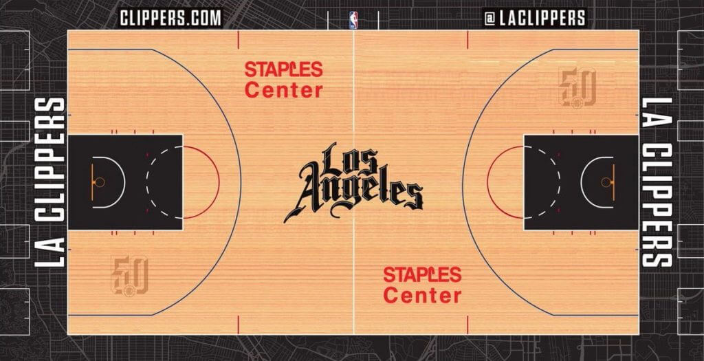 Paul Lukas on X: Comparison of Clippers' black alternate uniforms