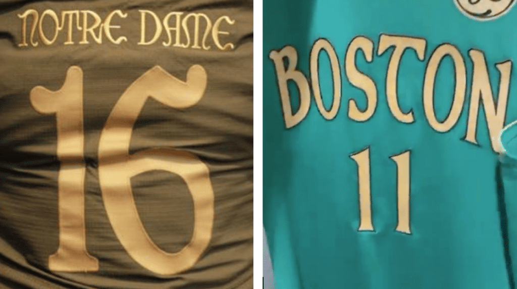 Notre Dame Shamrock Series uniforms dripping with style