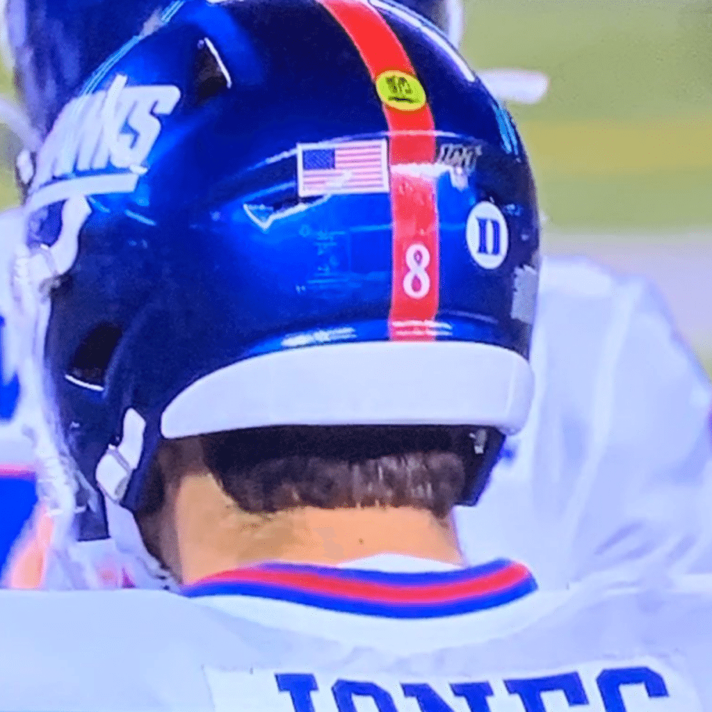 What does the new decal on the Cowboys helmet mean?