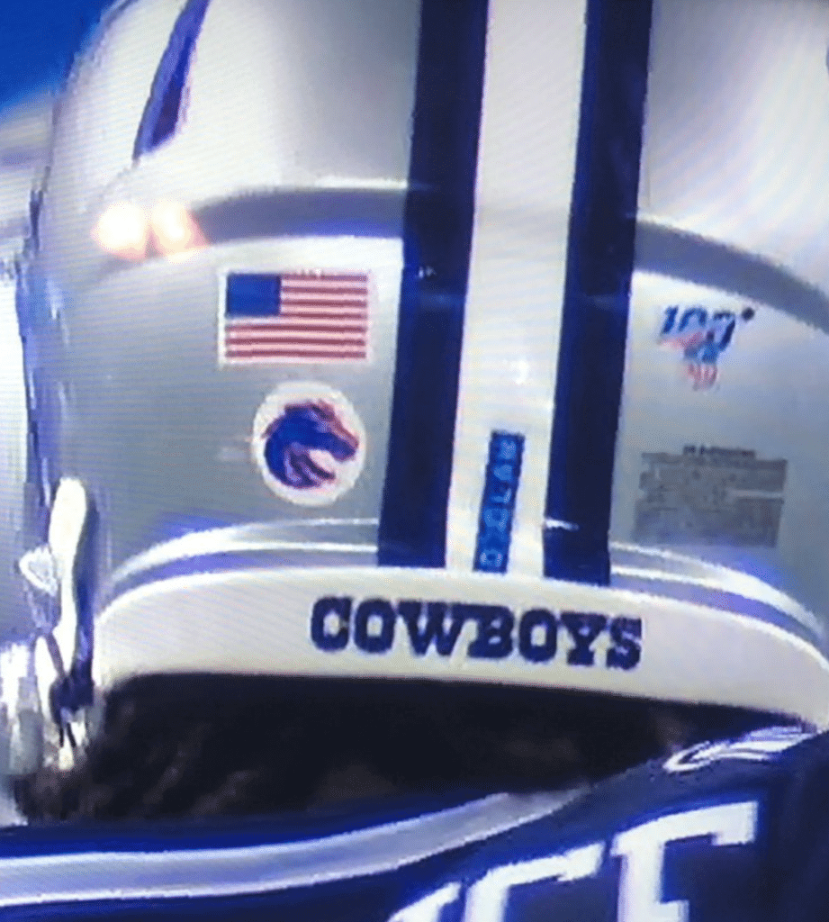 Dallas Cowboys Red Helmet Stripe — UNISWAG