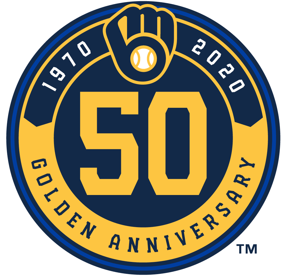 Milwaukee Brewers unveil new logo, merchandise for 50th season - Milwaukee  Business Journal