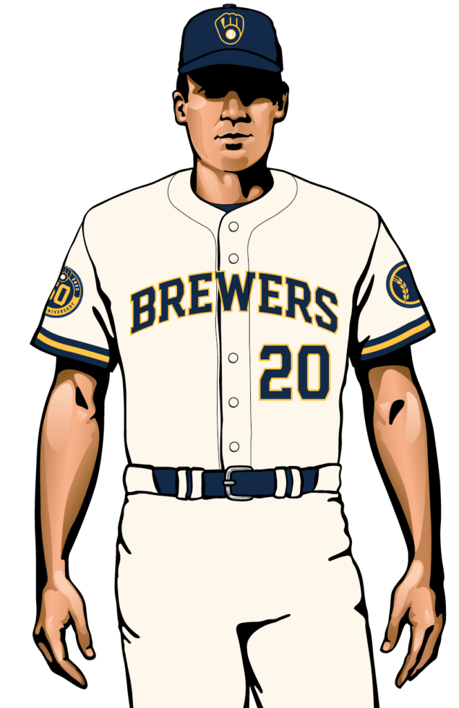 Brewers unveil ad patch for jersey sleeves