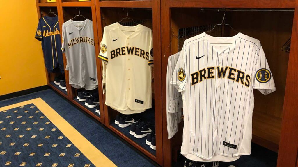 Brewers unveil new merchandise, jerseys