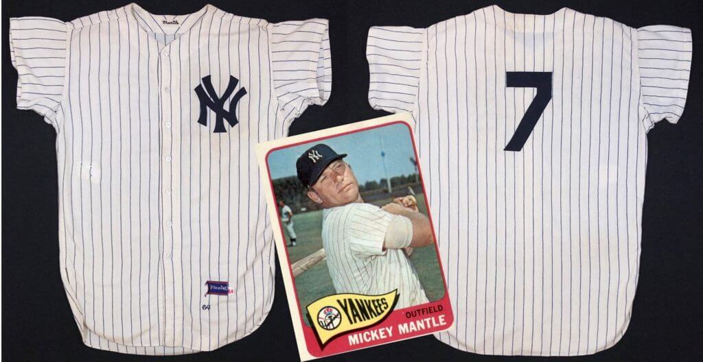 Yankees store mantle jersey