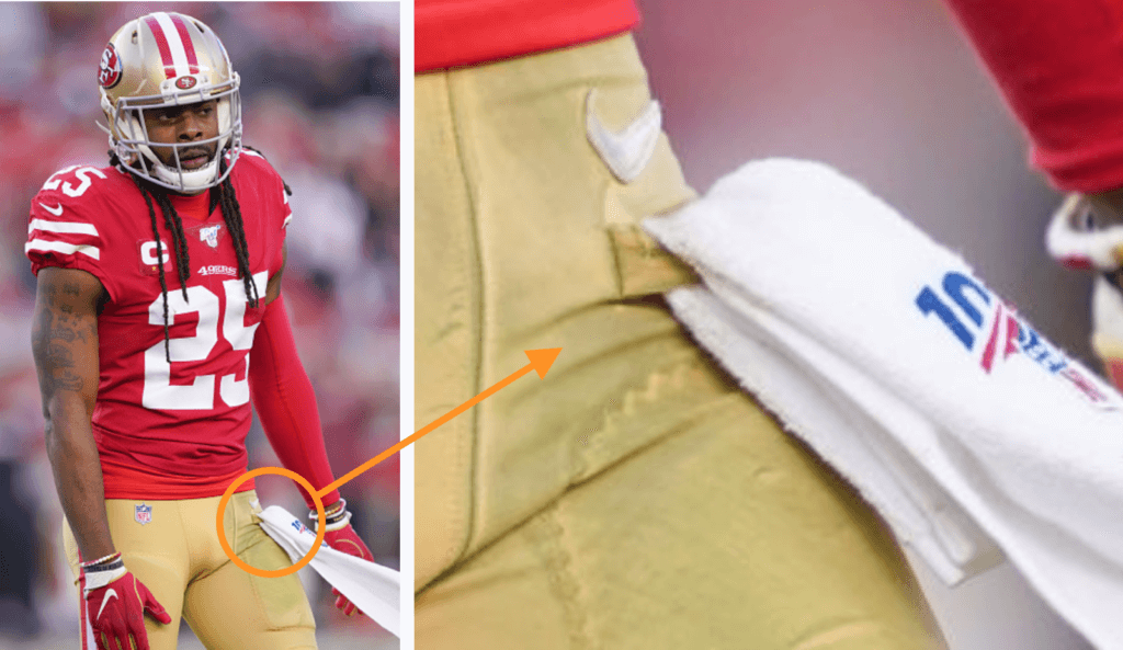 Totally Loopy: 49ers DB Has Unusual Pants Modification