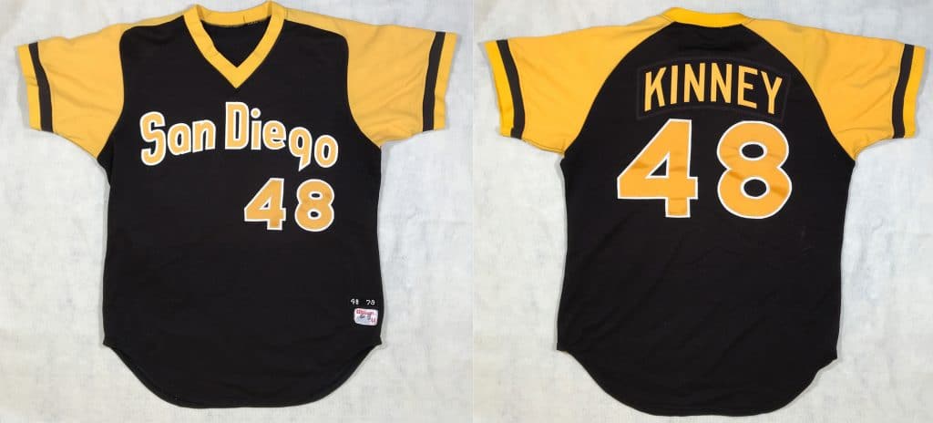 SAN DIEGO PADRES  1979 Away Majestic Throwback Customized