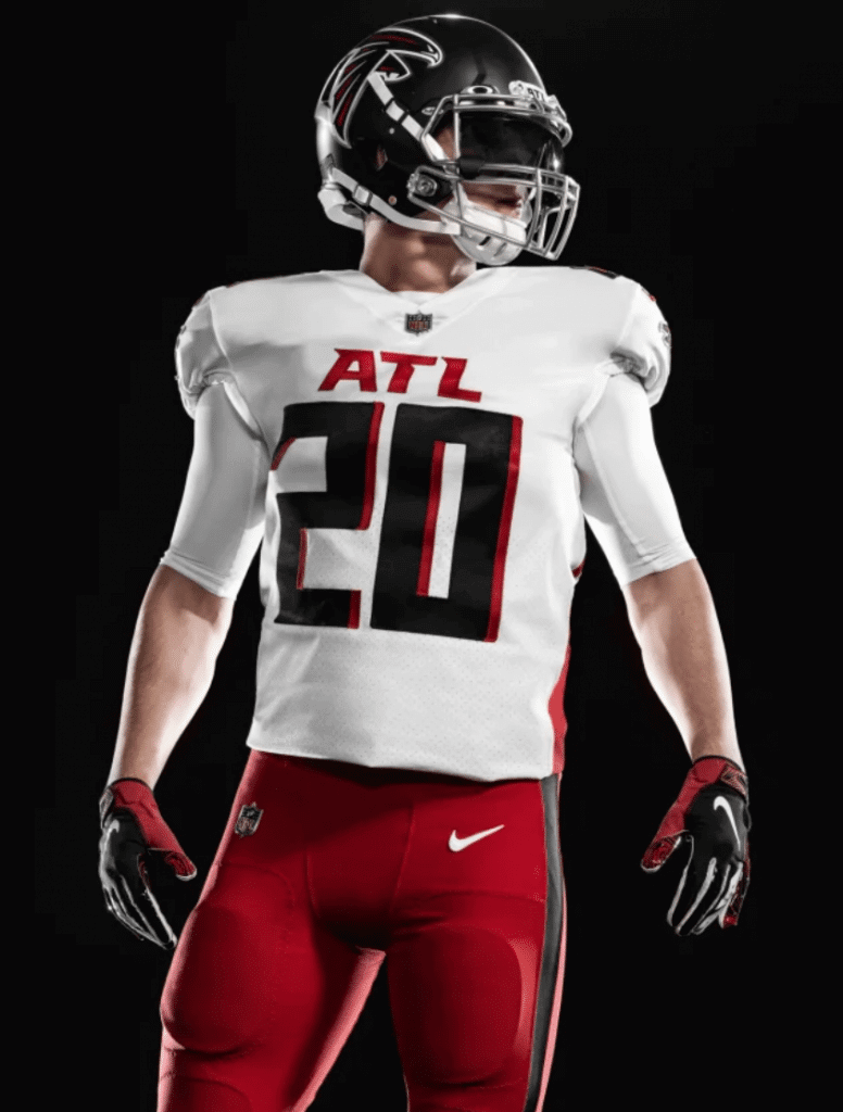 Atlanta Falcons uniform and uniform color history 
