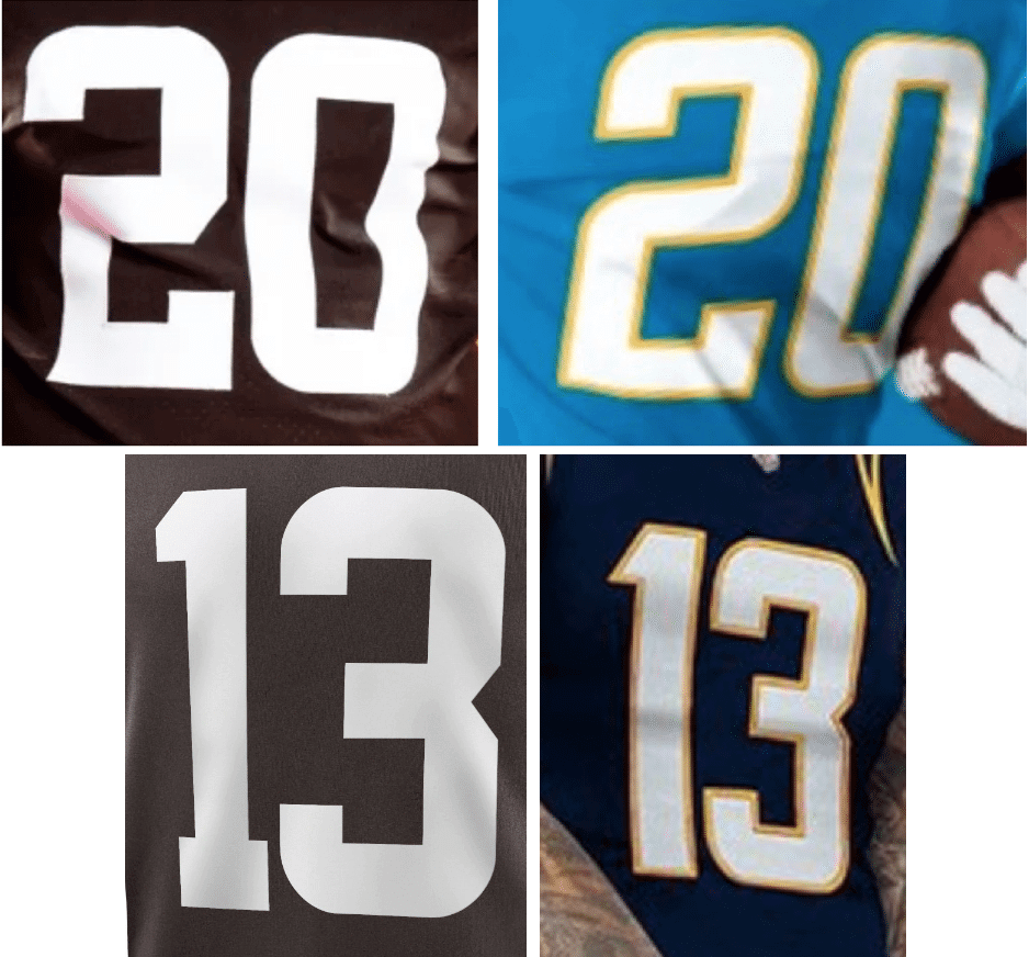 Chargers unveil new uniforms, numbered helmet