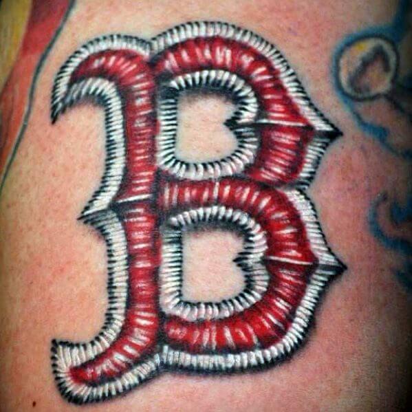 Boston B tattoo  Red sox tattoo Boston red sox tattoos Tattoos