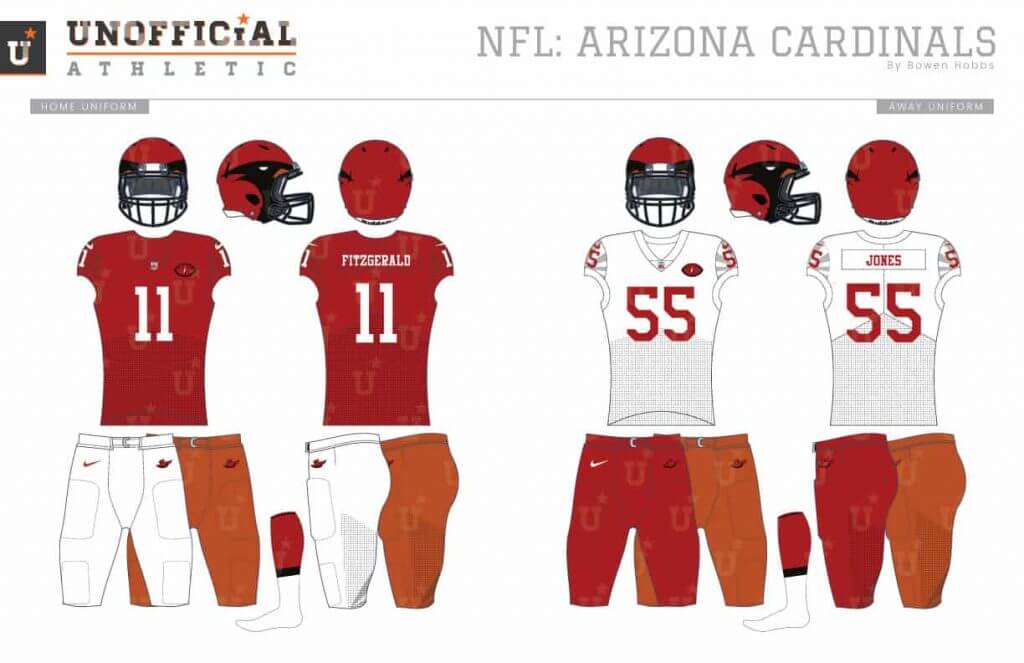 NFL Fashion Advice] Great visualization of new Cardinals uniform combo  possibilities by @GridironUniform. And if you've never visited The Gridiron  Uniform Database, stop what you're doing and treat yourself. : r/nfl