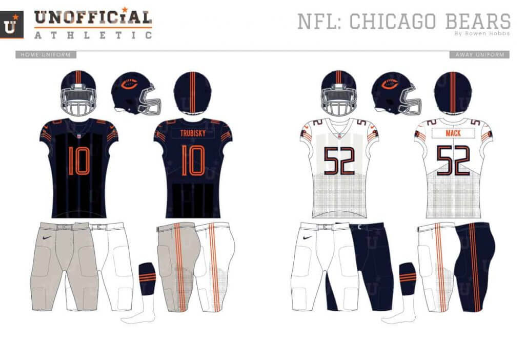 chicago bears jersey concept