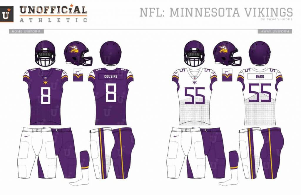 Jim Weber on X: Minnesota Vikings alternate helmet with viking logo  instead of horns: 