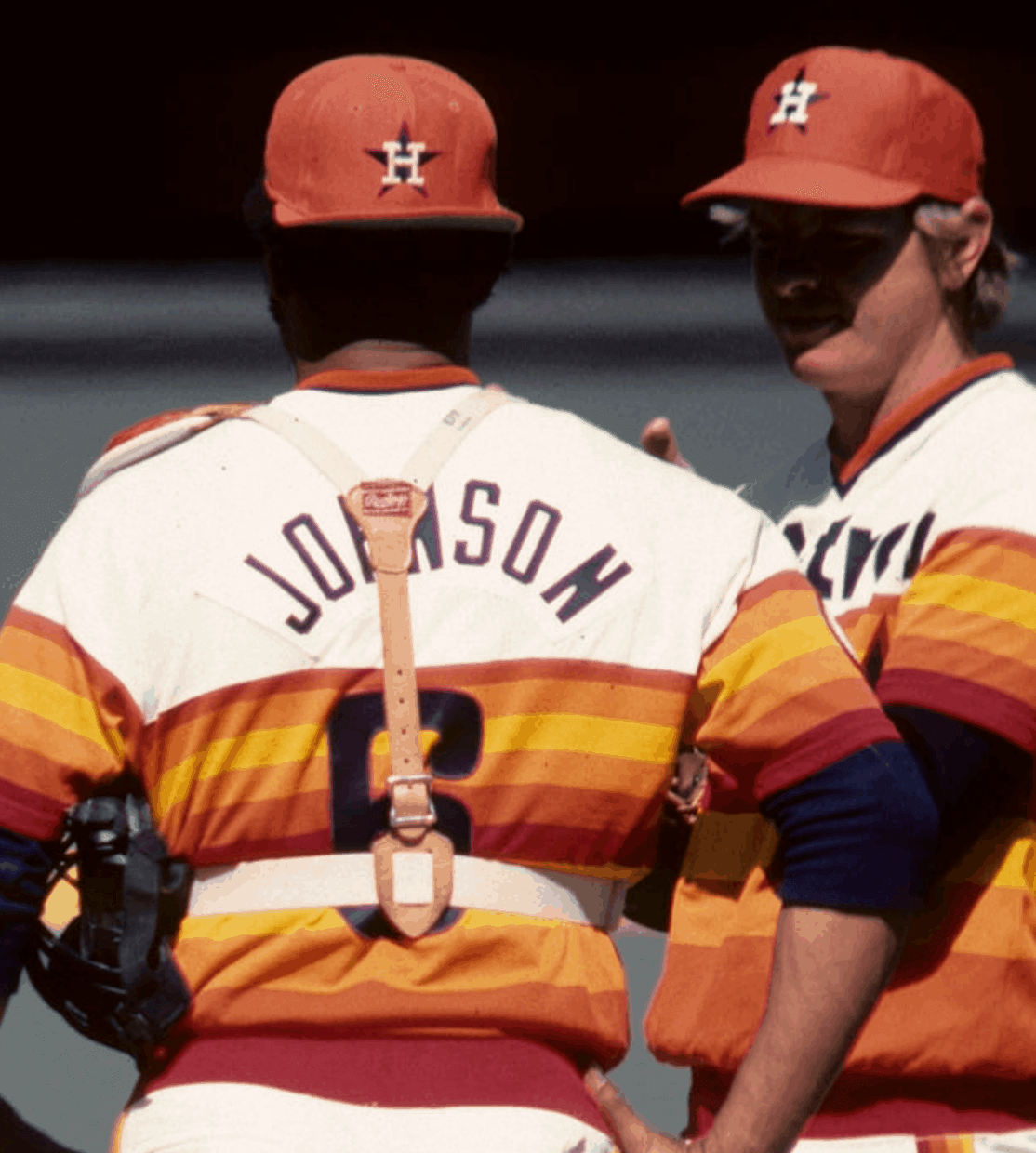 Original Concept for the 1975 Astros Rainbow Gut Uniforms