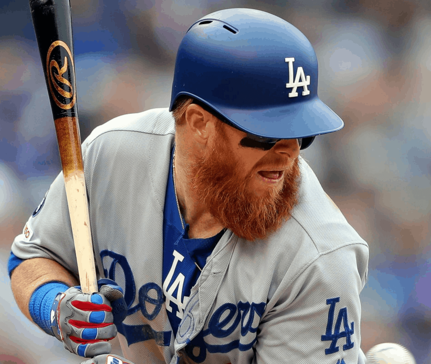 Why is Justin Turner's jersey stained