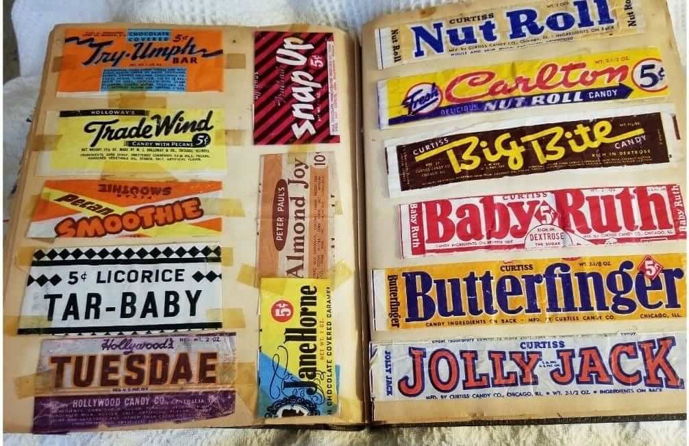 We Interrupt This Blog for Some Vintage Candy Bar Wrappers
