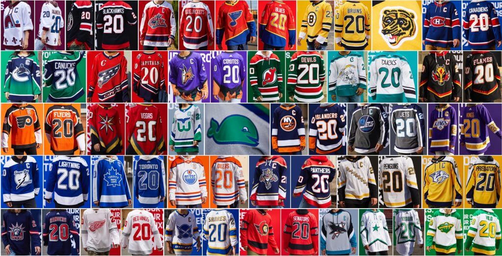 Retro nhl clearance jerseys