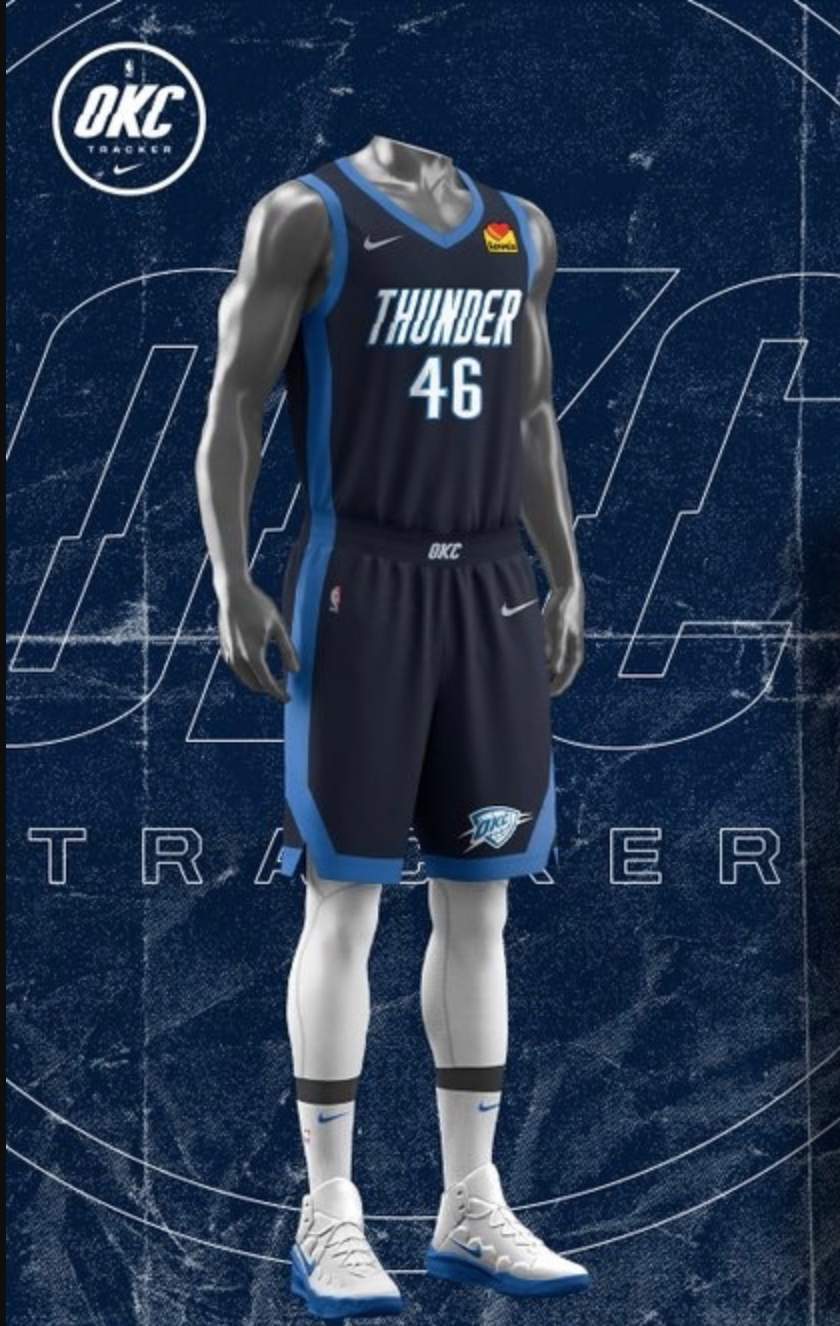 Oklahoma City Thunder Uniform Concepts, by OKC Tracker