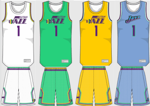 NBA Jerseys Redesigned — UNISWAG