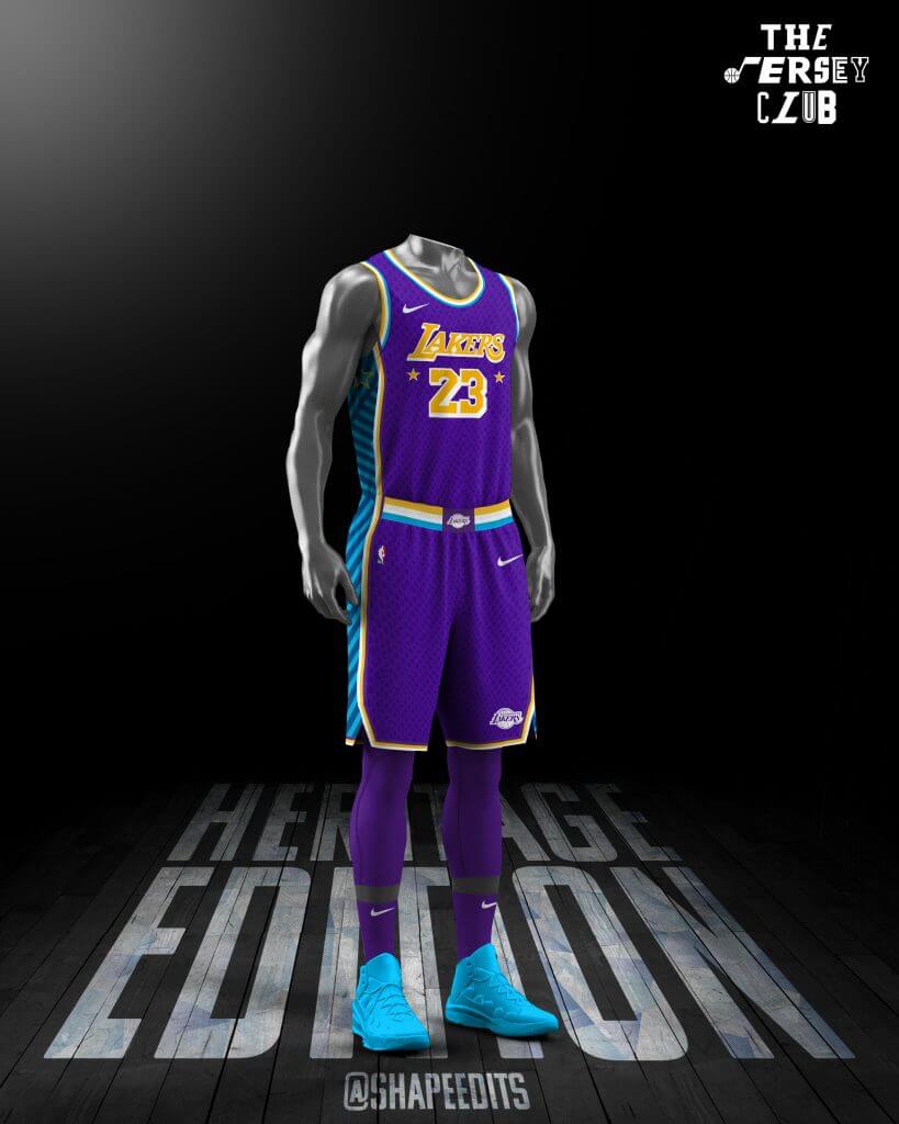 I designed with these two variants of a Lakers City Edition uniform  concept– in modern purple and throwback blue. Which set would you…