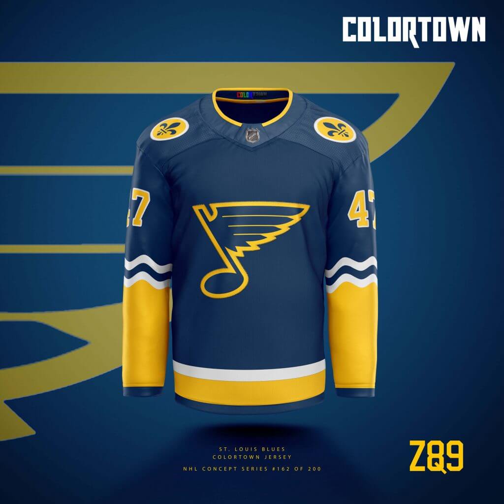 Player Issued - Navy Blue St. Louis Blues Long Sleeve