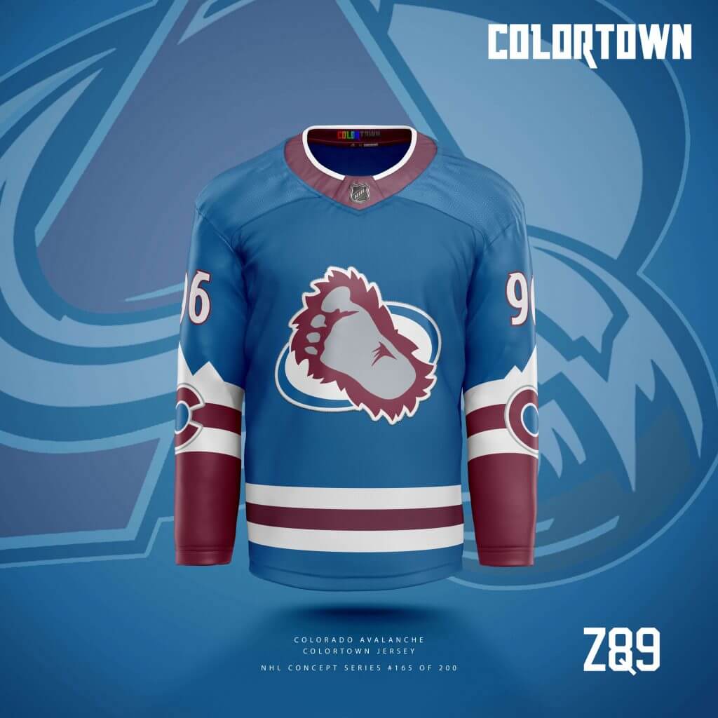 NHL Logo Concepts в X: „Uniform concept I made for @Avalanche