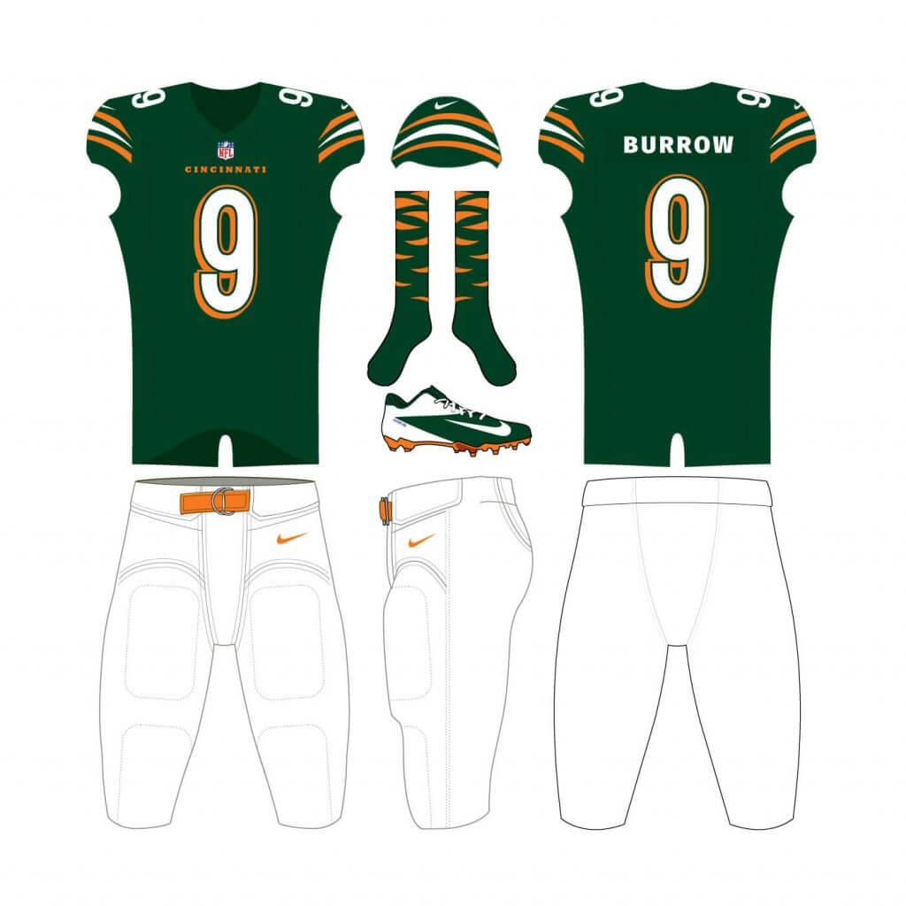 Uni Watch Contest Reveals Unique Bengals Uniform Designs