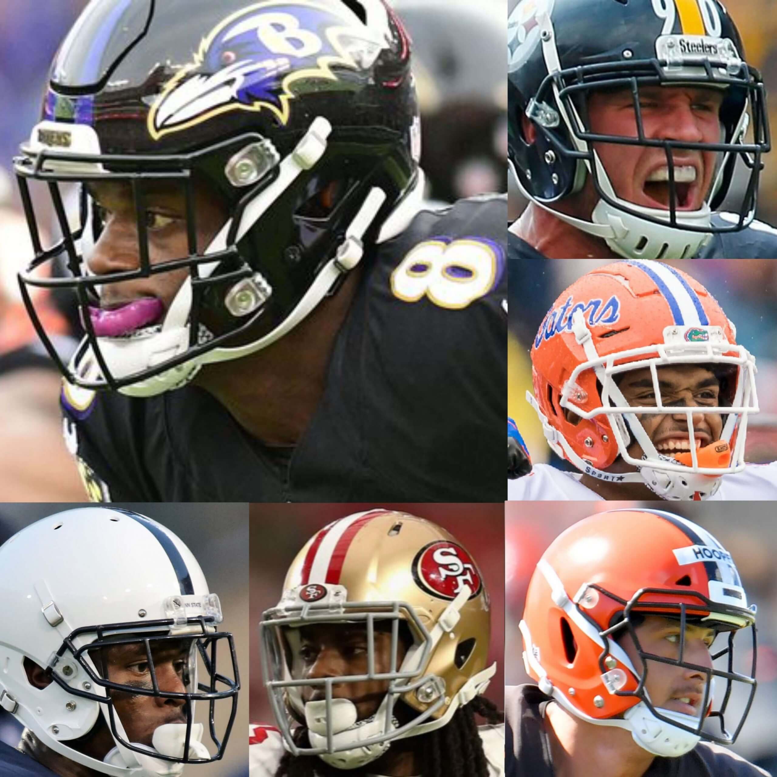 Wild facemasks of the NFL