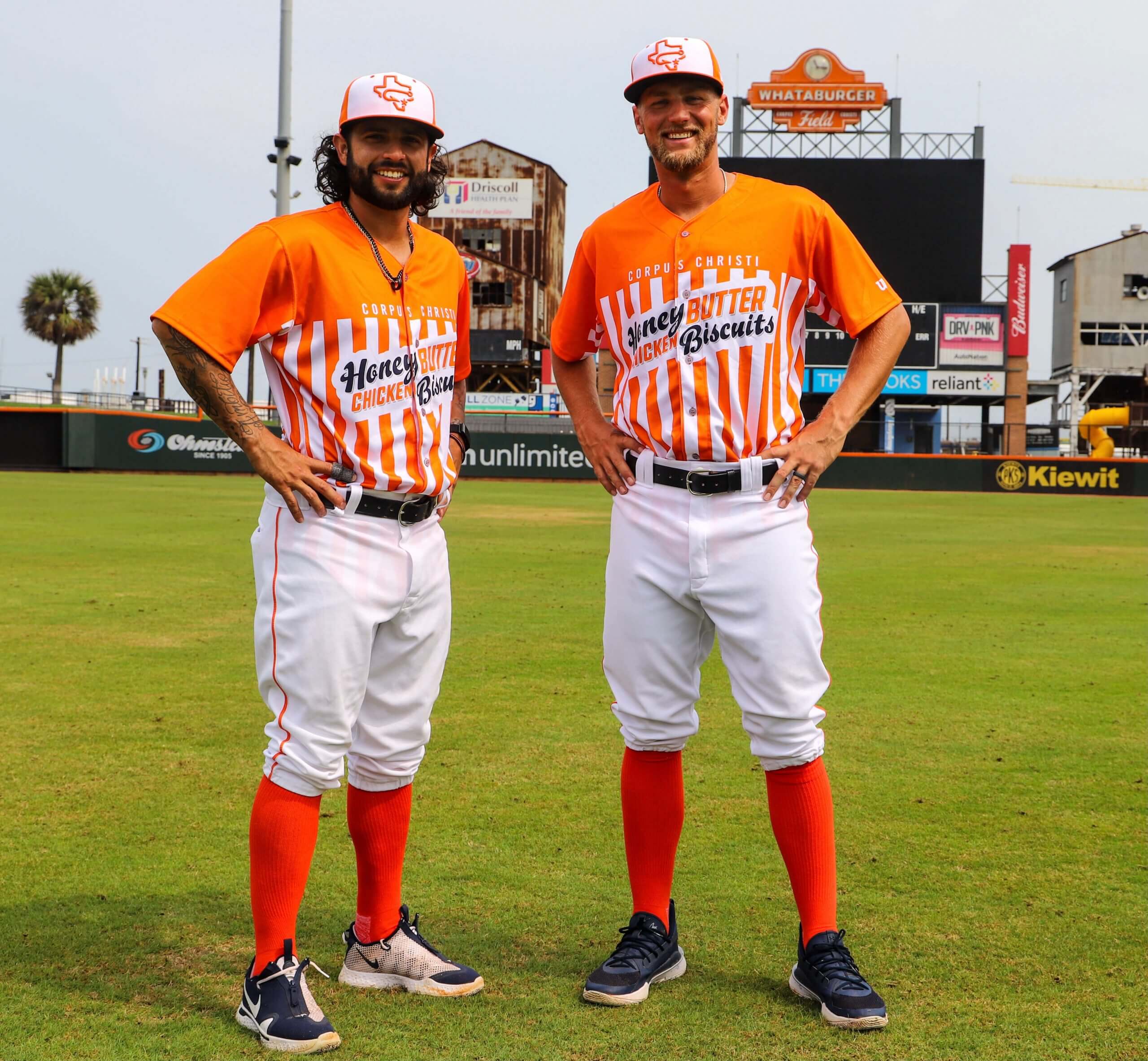 Honey Butter Chicken Biscuits get win in debut of alternate uniforms