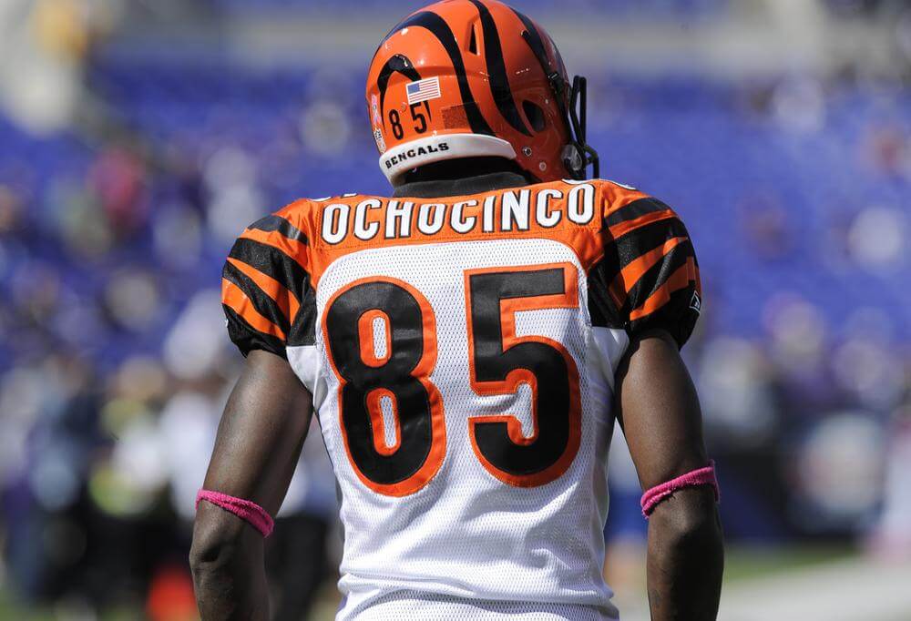 NFL Bengals Chad Ochocinco Women's Replica Team Color Jersey 