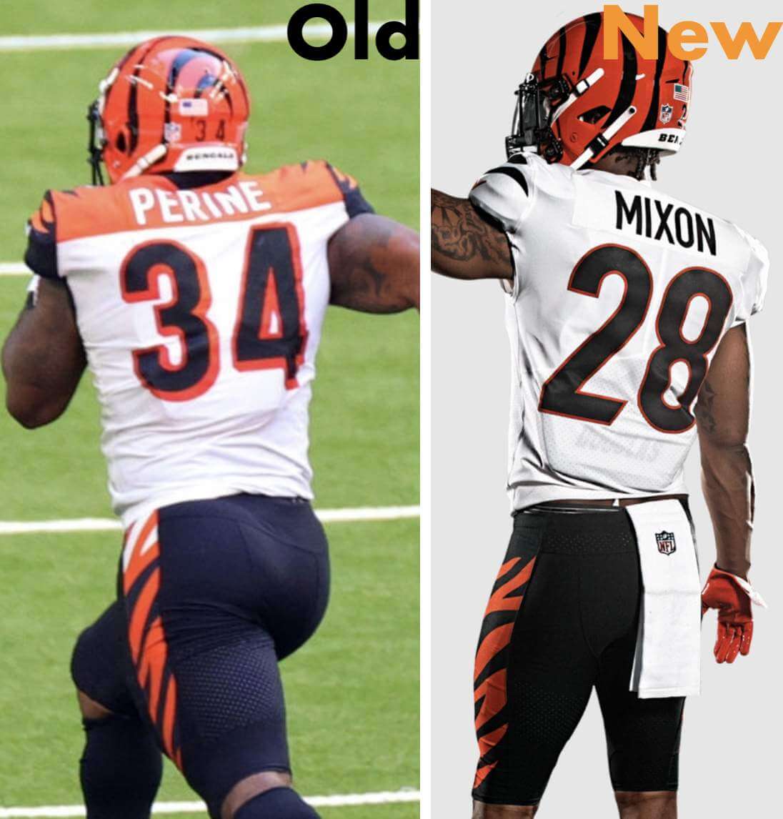 Bengals will wear black jerseys and white pants vs. Browns - Cincy