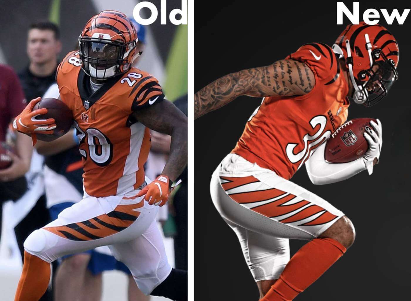 Assessing the Bengals' New Uniforms