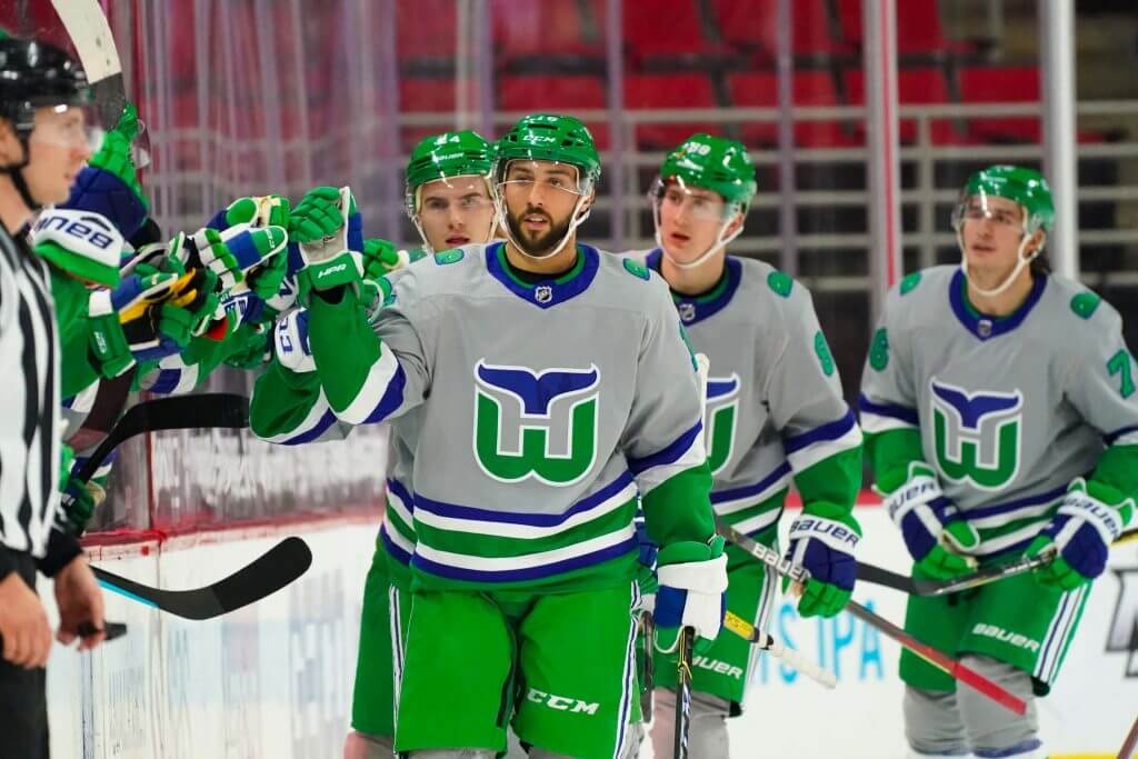 Hartford's minor league baseball team just unveiled throwback Whalers  jerseys
