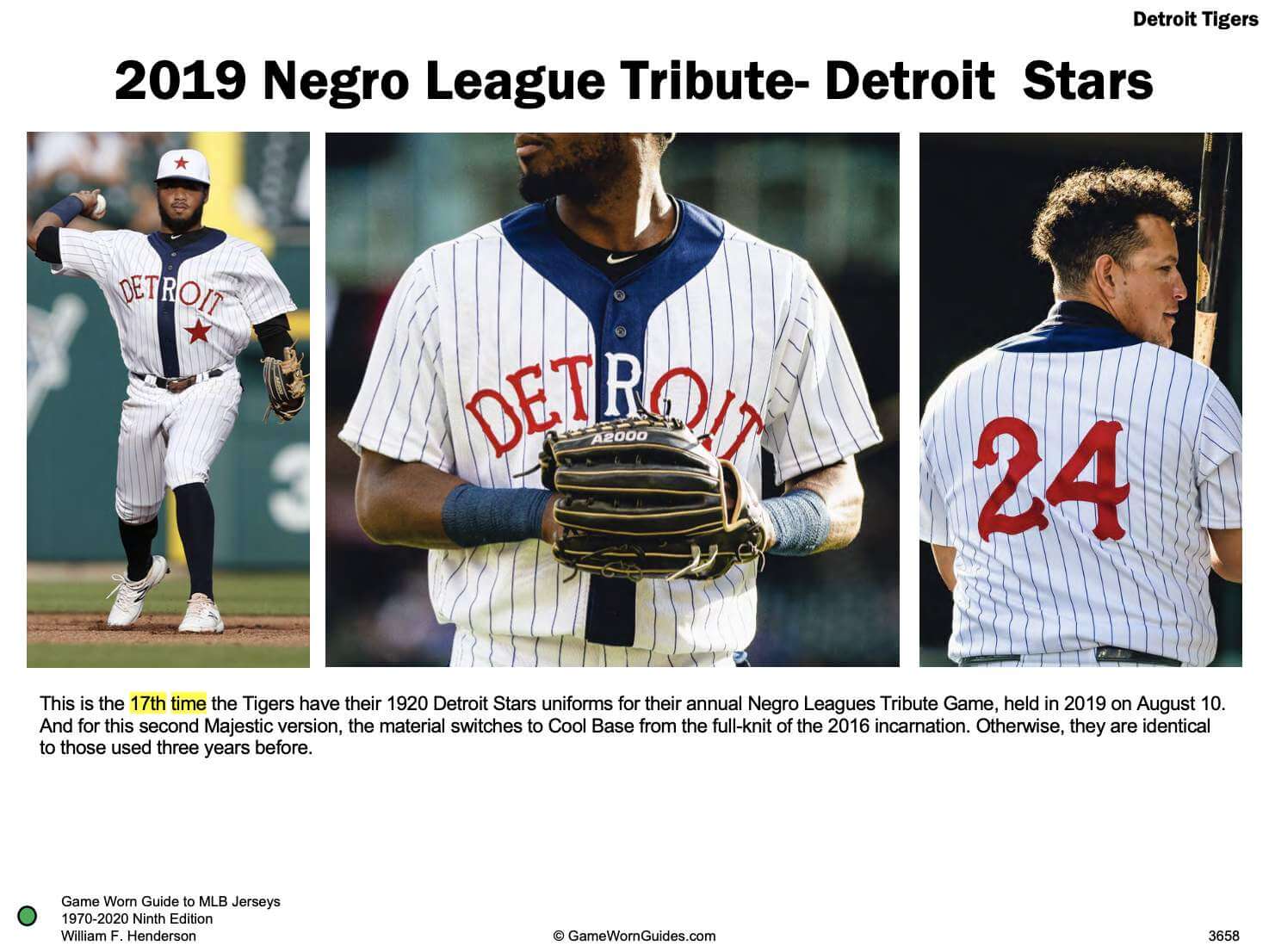 Royals and Tigers Wear Negro Leagues Throwbacks